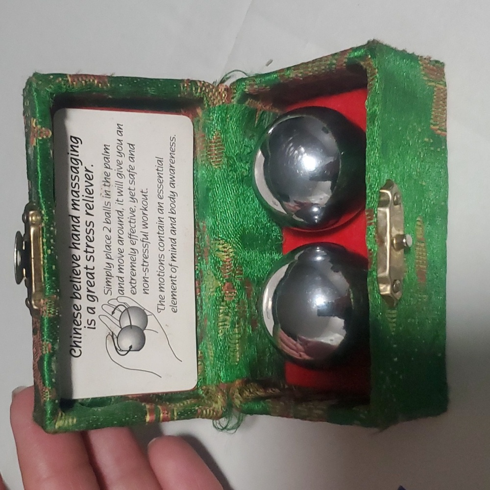 Vintage Japanese Harmony Balls Chinese Baoding Balls